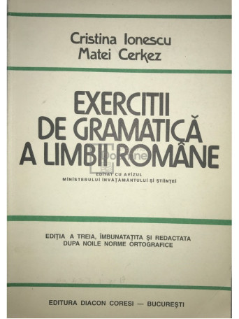 Exercitii de gramatica a limbii romane