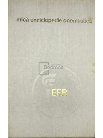 Mica enciclopedie onomastica