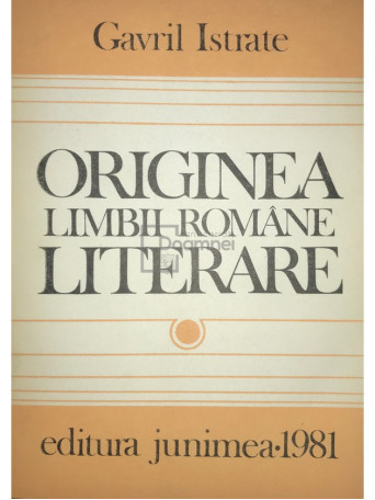 Originea limbii romane literare