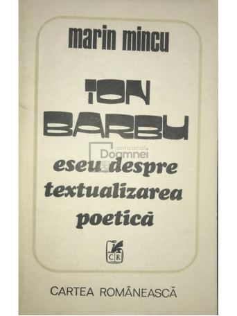 Ion Barbu - Eseu despre textualizarea poetica