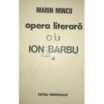 Opera literara a lui Ion Barbu