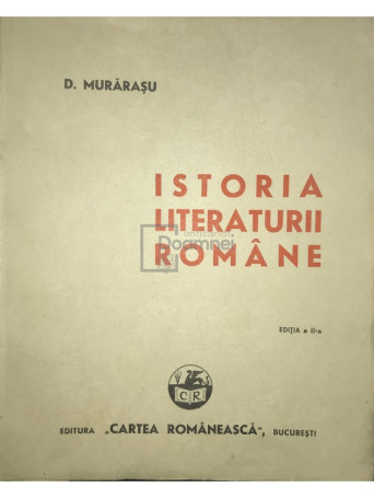 Istoria literaturii romane (ed. II)