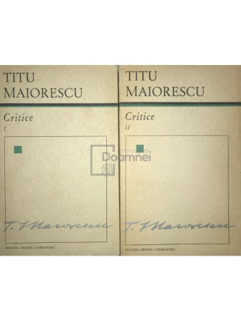 Critice, 2 vol.