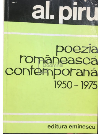 Poezia romaneasca contemporana 1950-1975