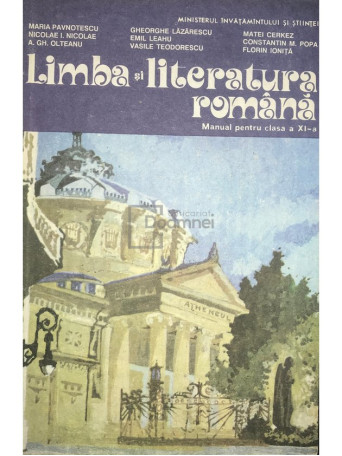 Limba si literatura romana - Manual pentru clasa a XI-a