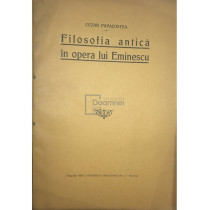 Filosofia antica in opera lui Eminescu