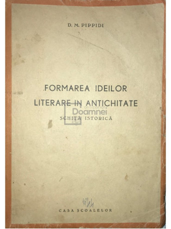 Formarea ideilor literare in antichitate