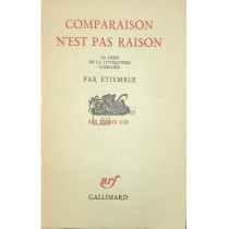 Comparaison n'est pas raison - La crise de la litterature comparee (dedicatie)