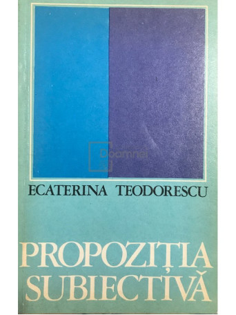 Propozitia subiectiva