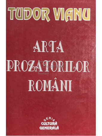 Arta prozatorilor romani