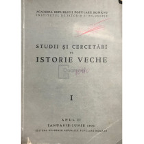 Studii si cercetari de istorie veche, vol. 1, anul II