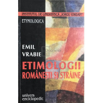 Etimologii romanesti si straine