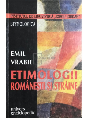 Etimologii romanesti si straine