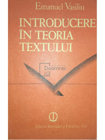 Introducere in teoria textului