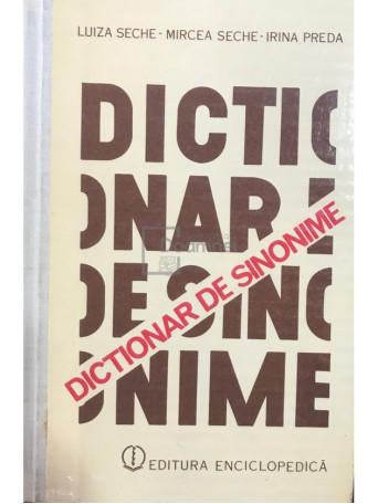 Dictionar de sinonime