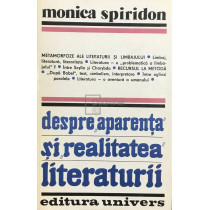 Despre aparenta si realitatea literaturii