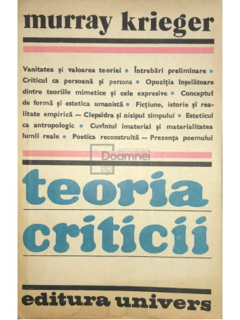 Teoria criticii