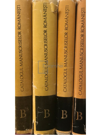 Catalogul manuscriselor romanesti, 4 vol. (dedicatie)