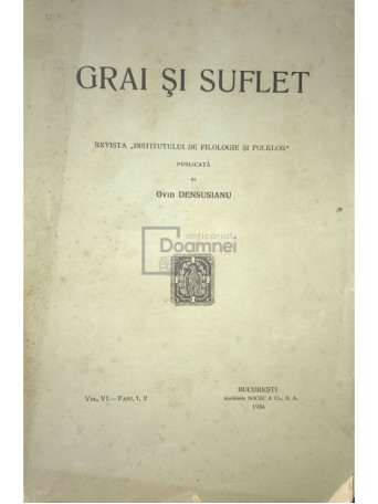 Grai si suflet, vol. VI