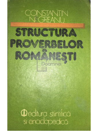 Structura proverbelor romanesti