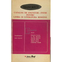 Catalog de enunturi-itemi pentru limba si literatura romana