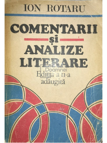 Comentarii si analize literare (ed. II)