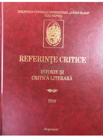 Referinte critice - Istorie si critica literara