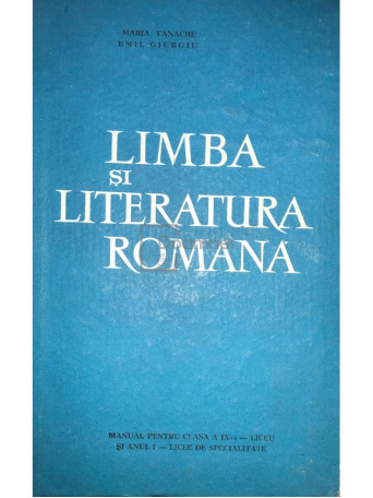 Limba si literatura romana