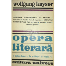 Opera literara - O introducere in stiinta literaturii