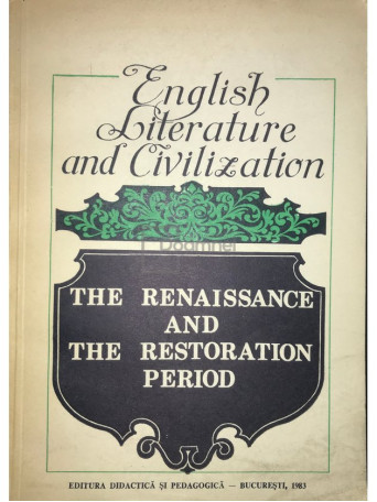 English literature and civilization