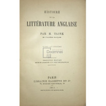 Histoire de la littérature anglaise, vol. 4