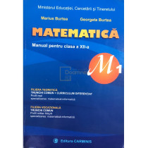 Matematica - Manual pentru clasa a XII-a M1