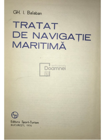 Tratat de navigatie maritima