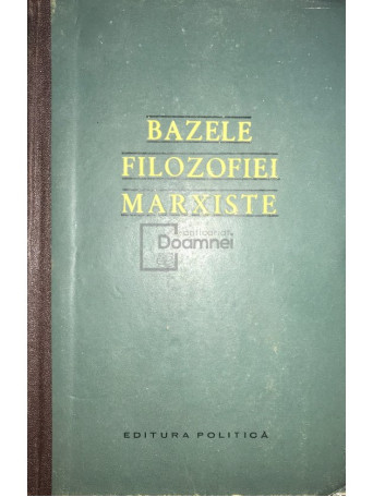 Bazele filozofiei marxiste