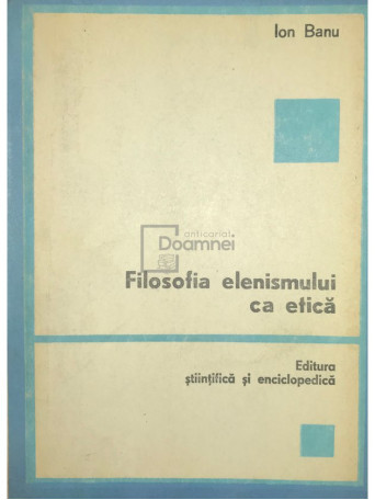 Filosofia elenismului ca etica