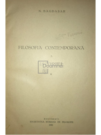 Filosofia contemporana a istoriei