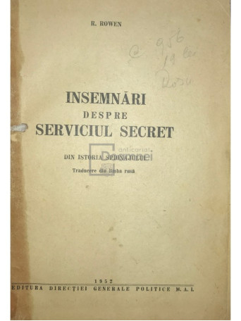 Insemnari despre serviciul secret