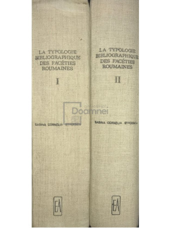 La typologie bibliographique des faceties roumaines, 2 vol.