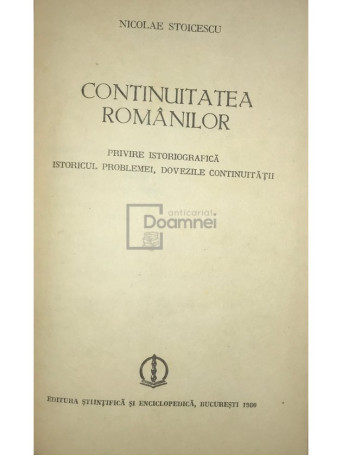 Continuitatea romanilor