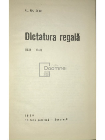 Dictatura regala