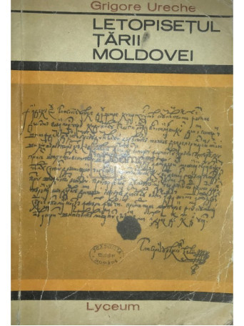 Letopisetul Tarii Moldovei