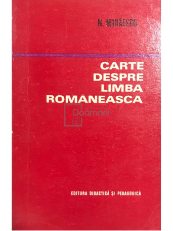 Carte despre limba romaneasca