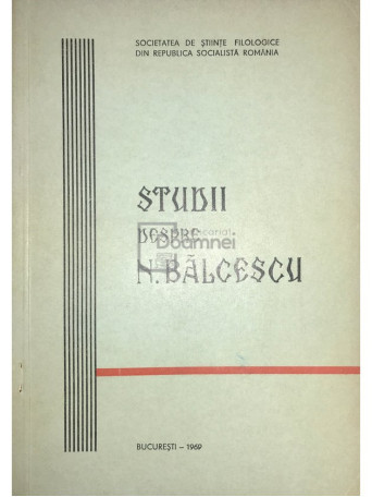 Studii despre N. Balcescu