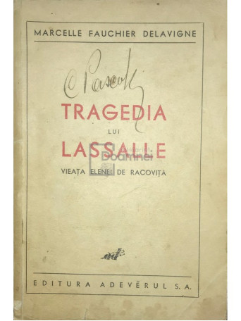 Tragedia lui Lassalle - Vieata Elenei de Racovita