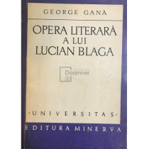 Opera literara a lui Lucian Blaga