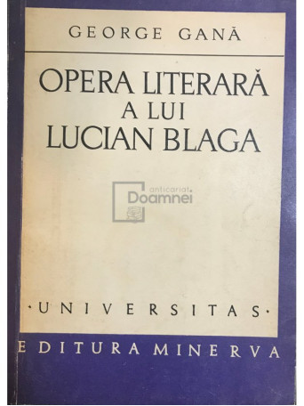 Opera literara a lui Lucian Blaga