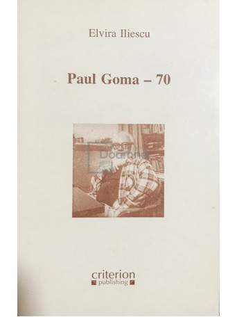 Paul Goma - 70 (dedicatie)