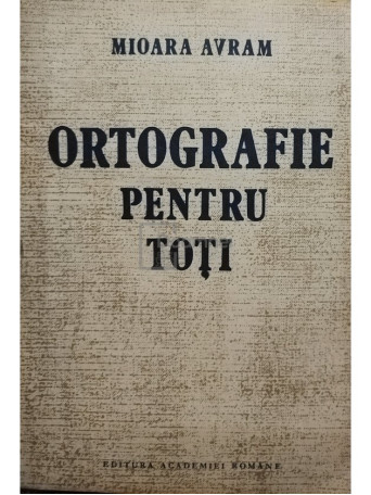 Ortografie pentru toti