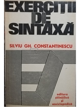 Exercitii de sintaxa