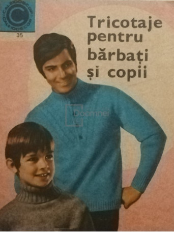 Kehaia Ciresica - Tricotaje pentru barbati si copii - 1971 - Brosata